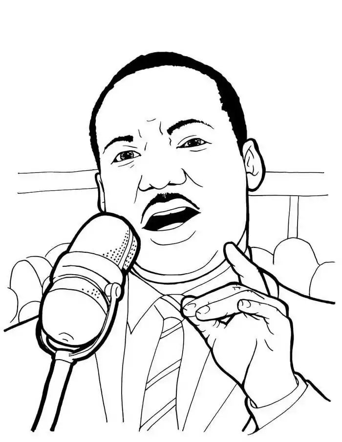 martin luther king printables free