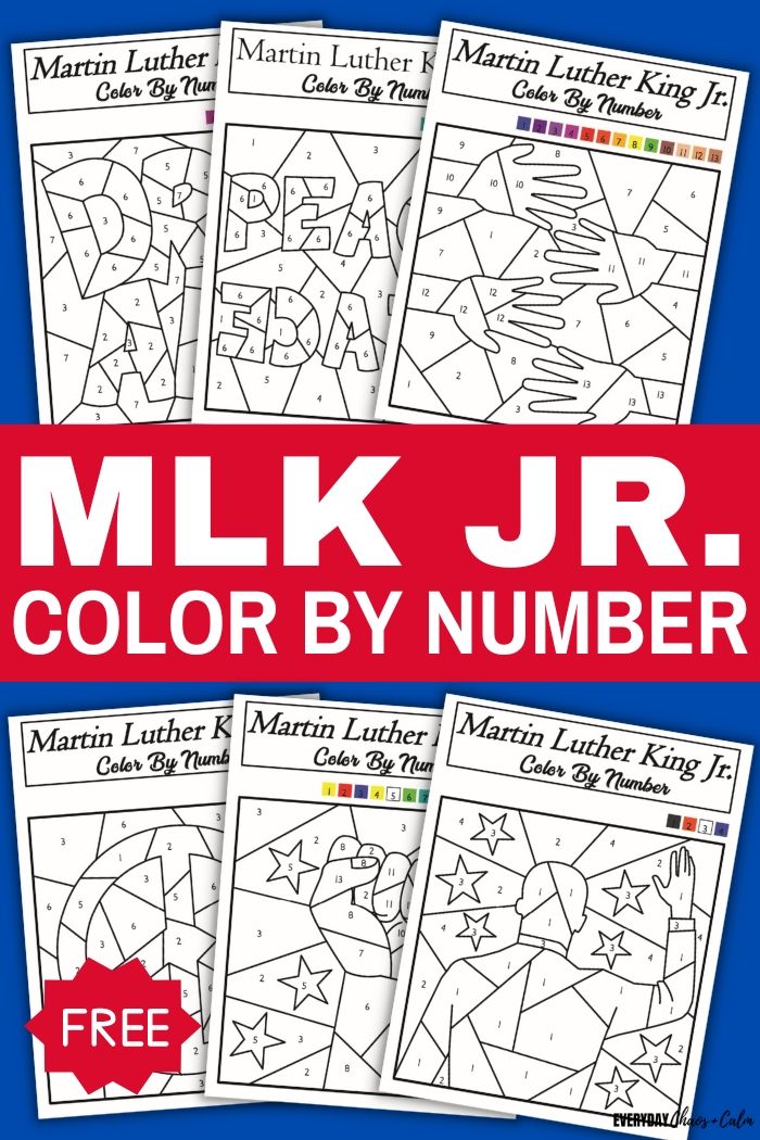 mlk coloring pages free