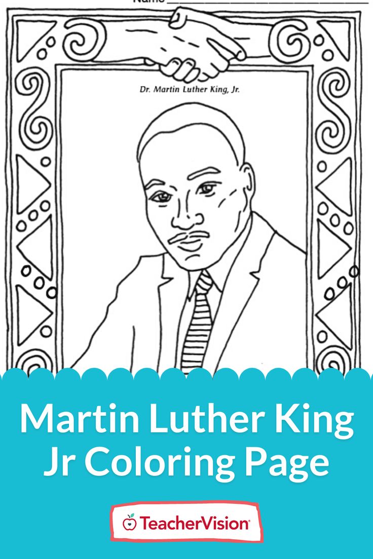 mlk free coloring pages