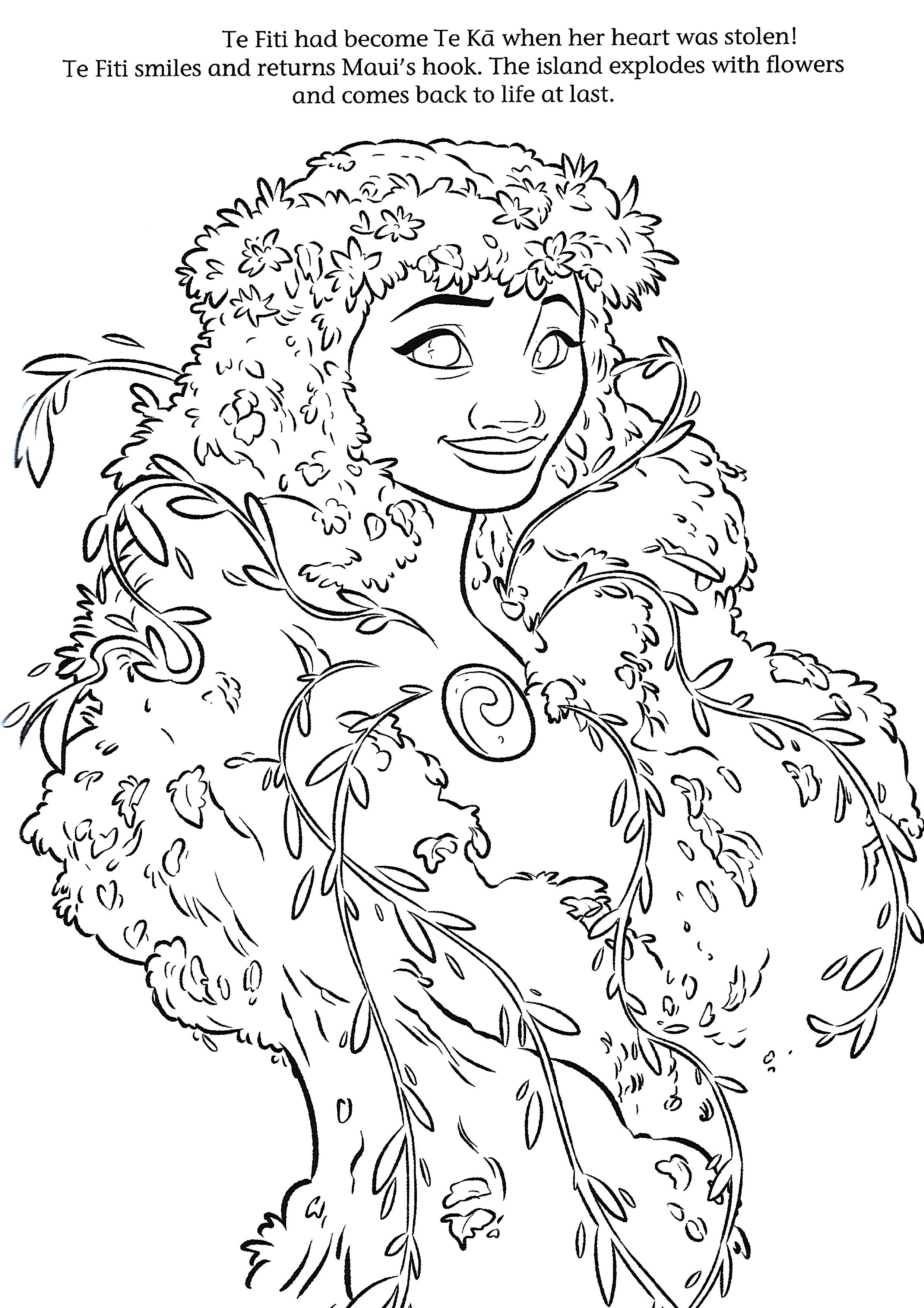 Moana Coloring Pages Free Printable 103