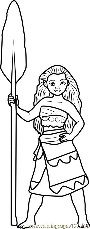 Moana Coloring Pages Free Printable 105