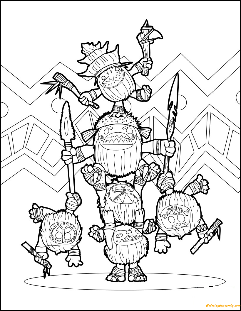 Moana Coloring Pages Free Printable 106