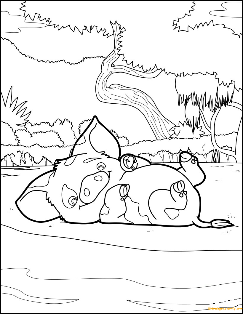 Moana Coloring Pages Free Printable 107