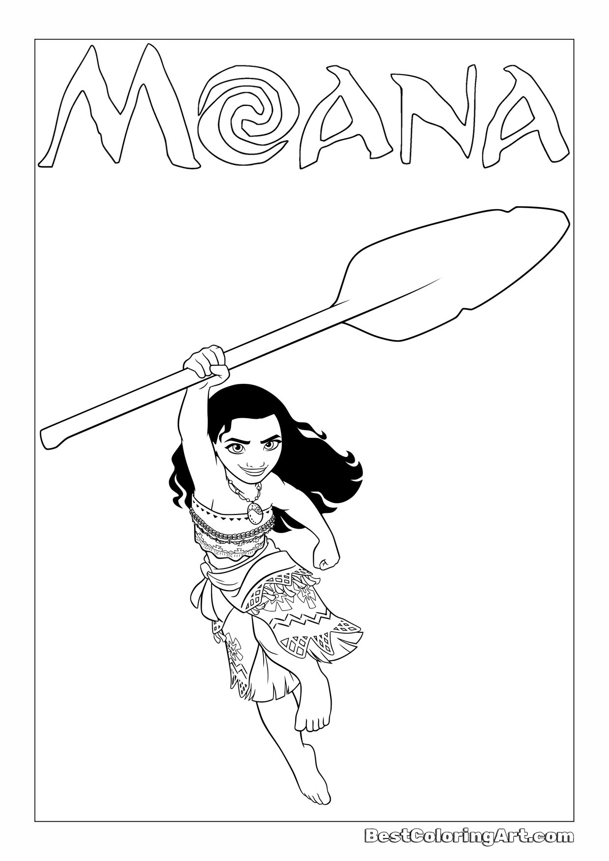 Moana Coloring Pages Free Printable 108