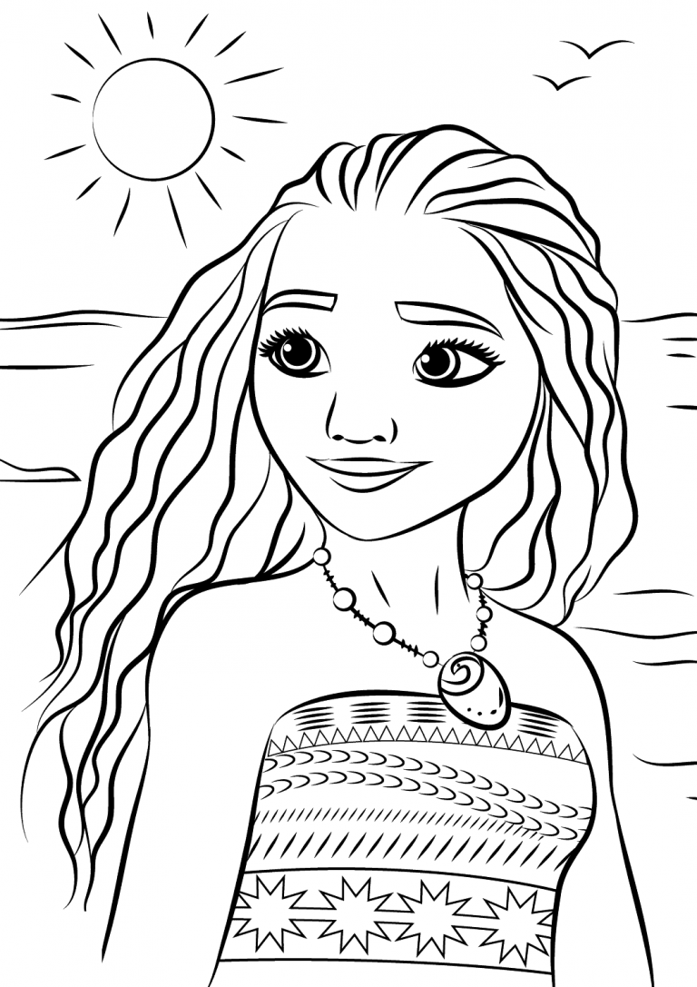 Moana Coloring Pages Free Printable 114