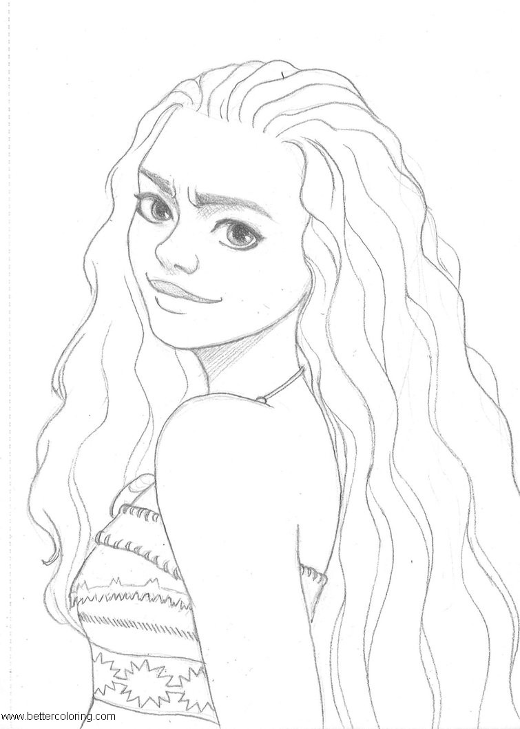 Moana Coloring Pages Free Printable 116