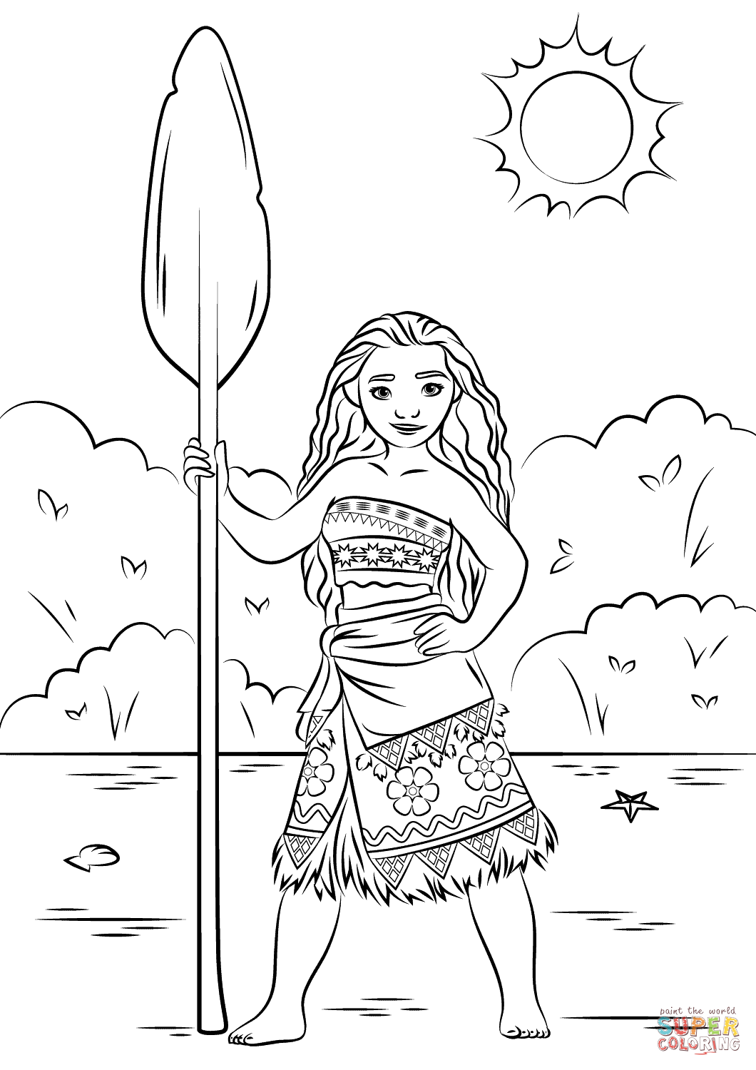 Moana Coloring Pages Free Printable 14