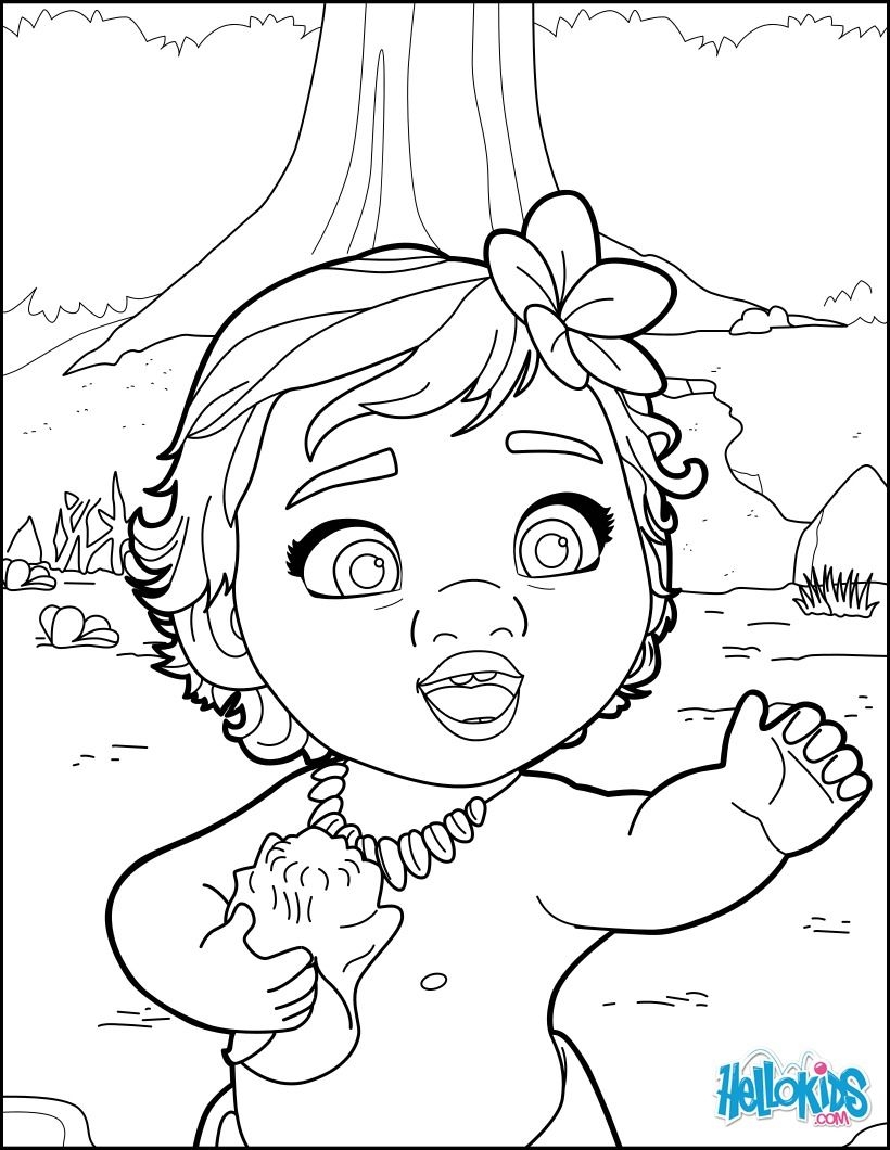 Moana Coloring Pages Free Printable 17