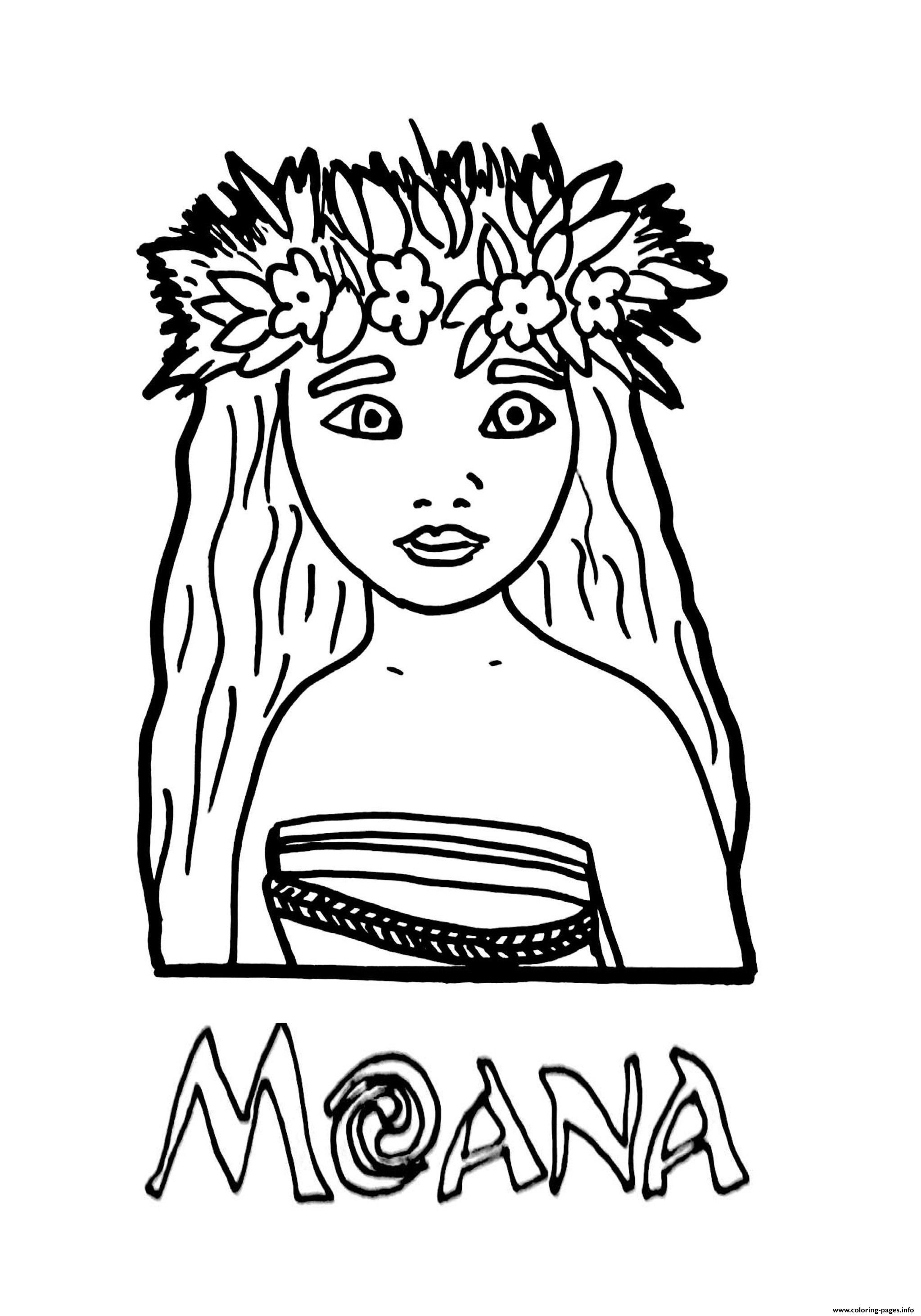 Moana Coloring Pages Free Printable 2