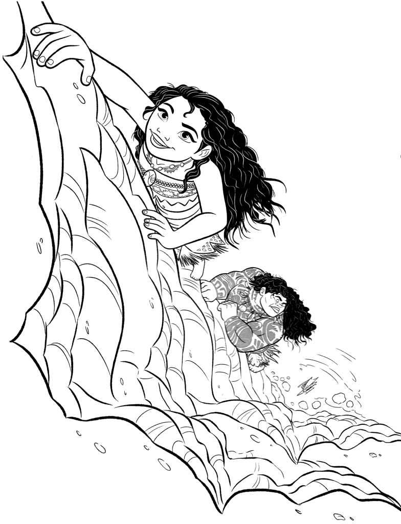 Moana Coloring Pages Free Printable 20