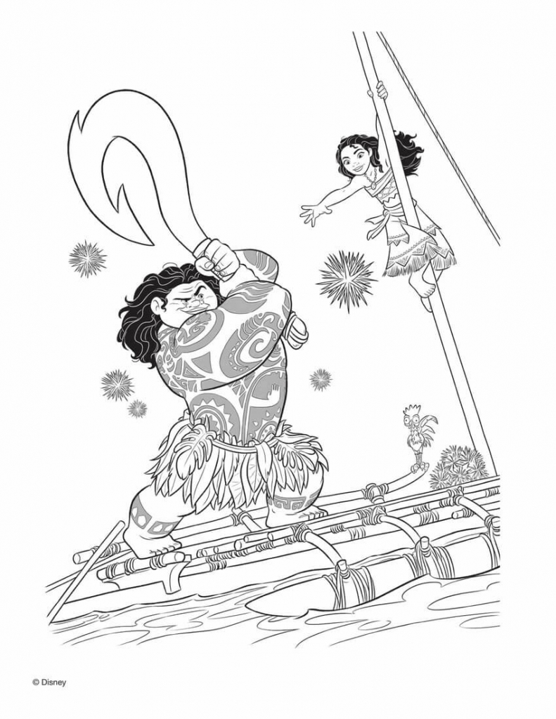 Moana Coloring Pages Free Printable 22