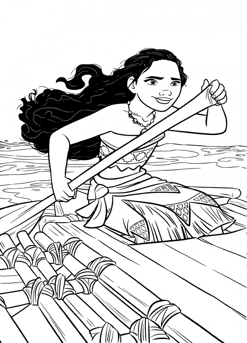 Moana Coloring Pages Free Printable 24