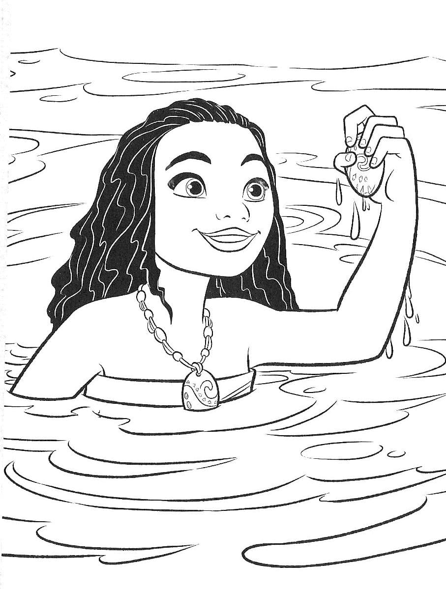 Moana Coloring Pages Free Printable 27