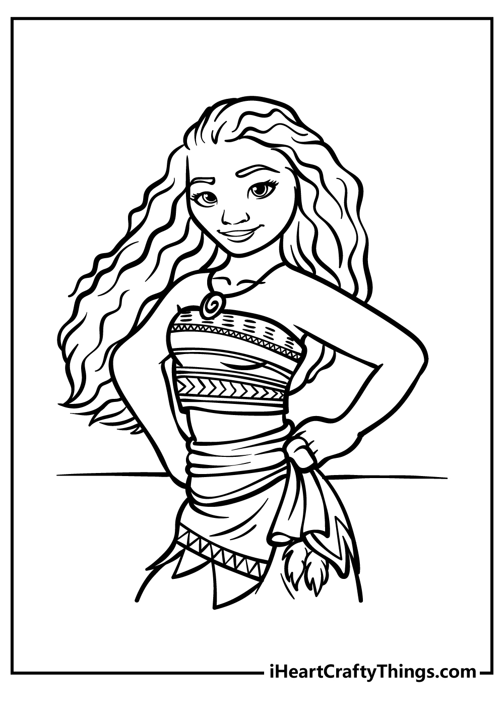 Moana Coloring Pages Free Printable 29