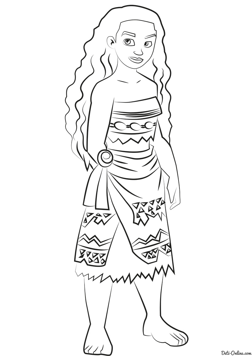 Moana Coloring Pages Free Printable 31