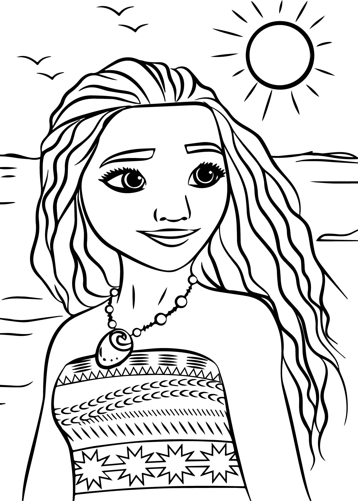 Moana Coloring Pages Free Printable 36