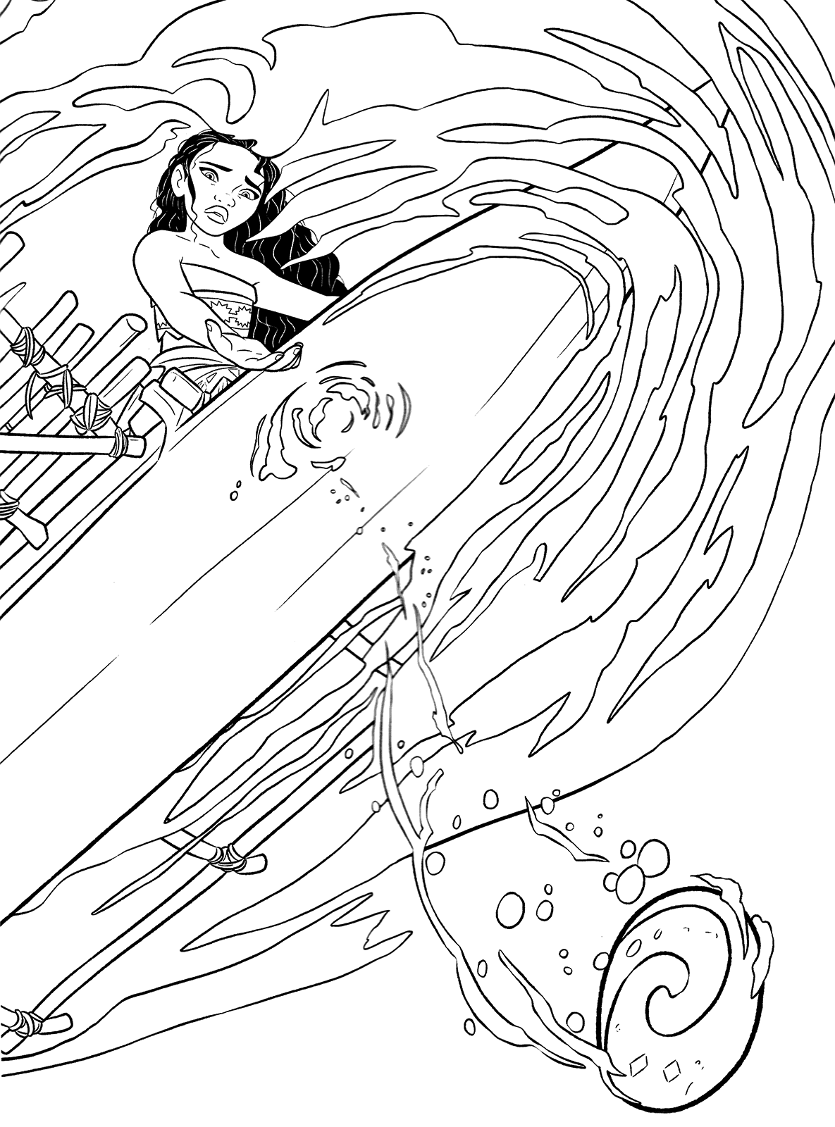 Moana Coloring Pages Free Printable 38