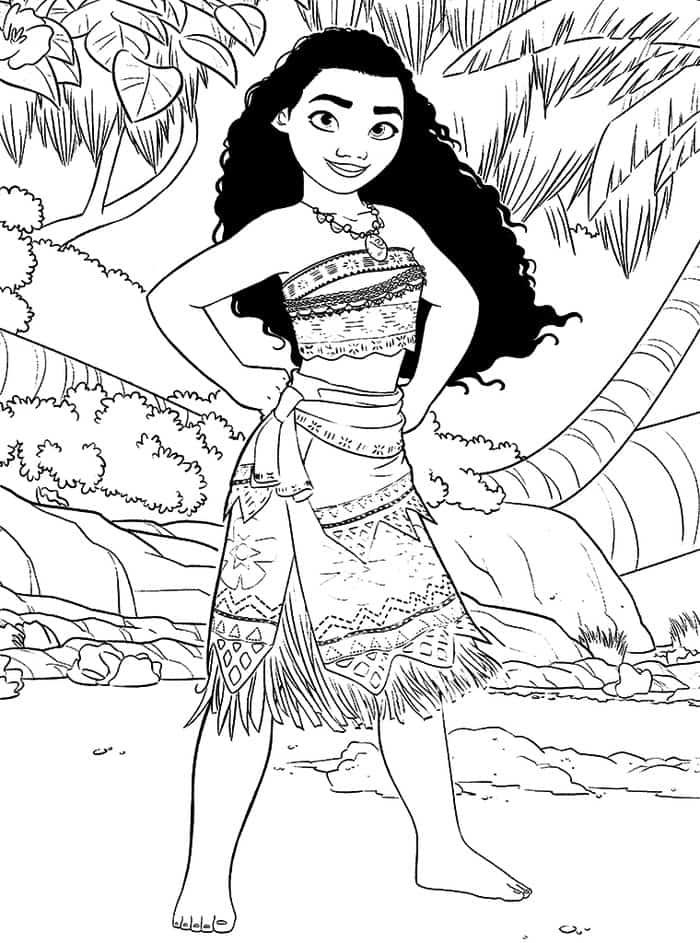 Moana Coloring Pages Free Printable 40