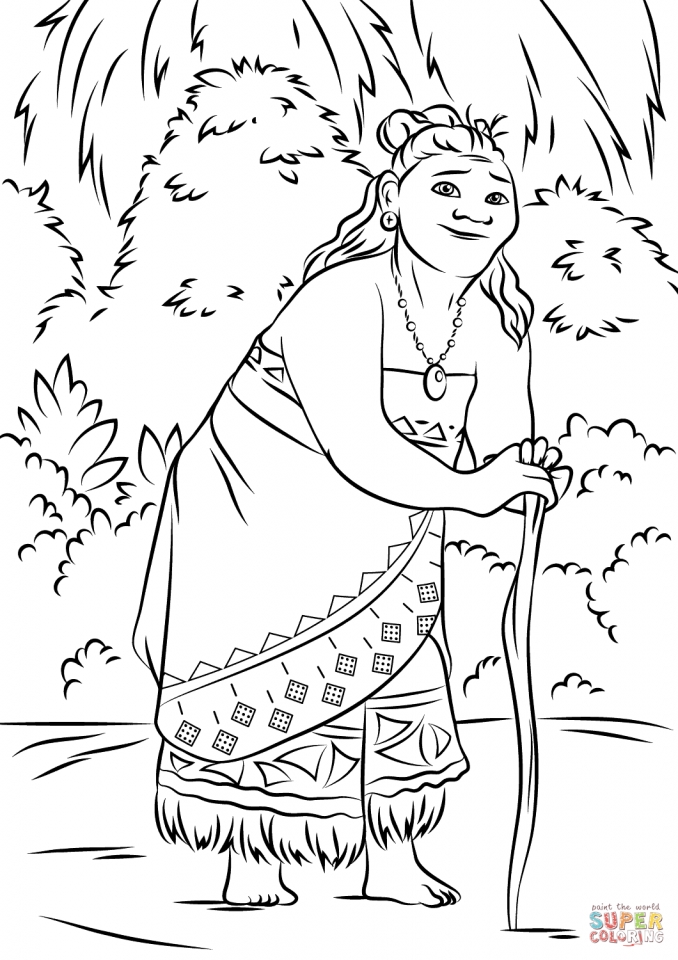 Moana Coloring Pages Free Printable 45