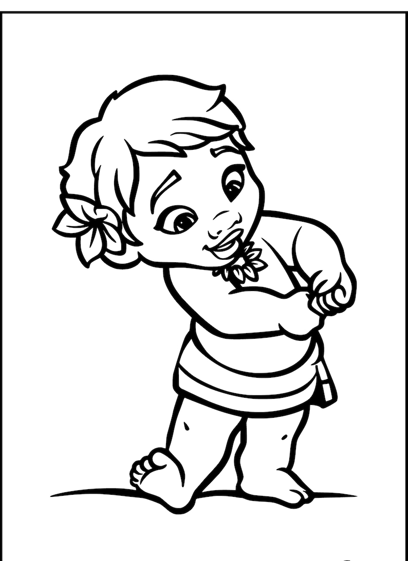 Moana Coloring Pages Free Printable 48