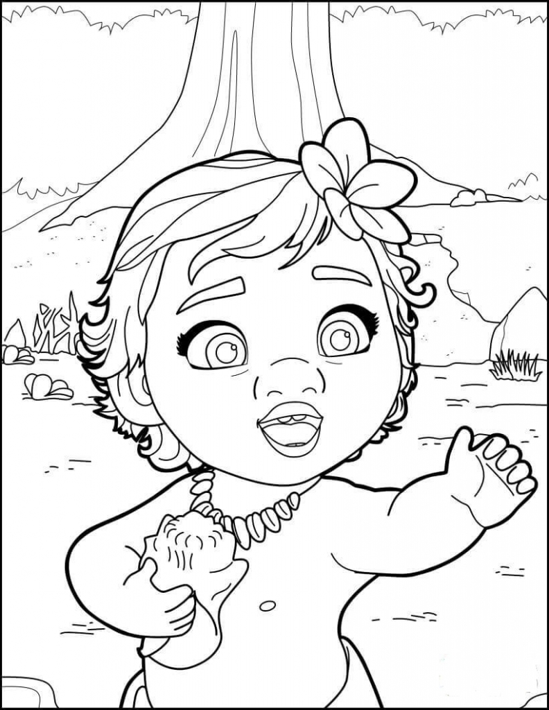 Moana Coloring Pages Free Printable 49