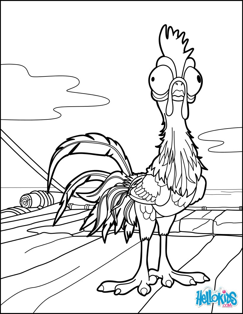 Moana Coloring Pages Free Printable 55