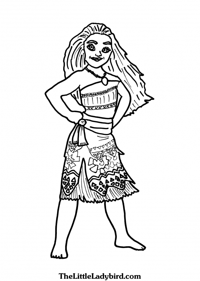 Moana Coloring Pages Free Printable 57