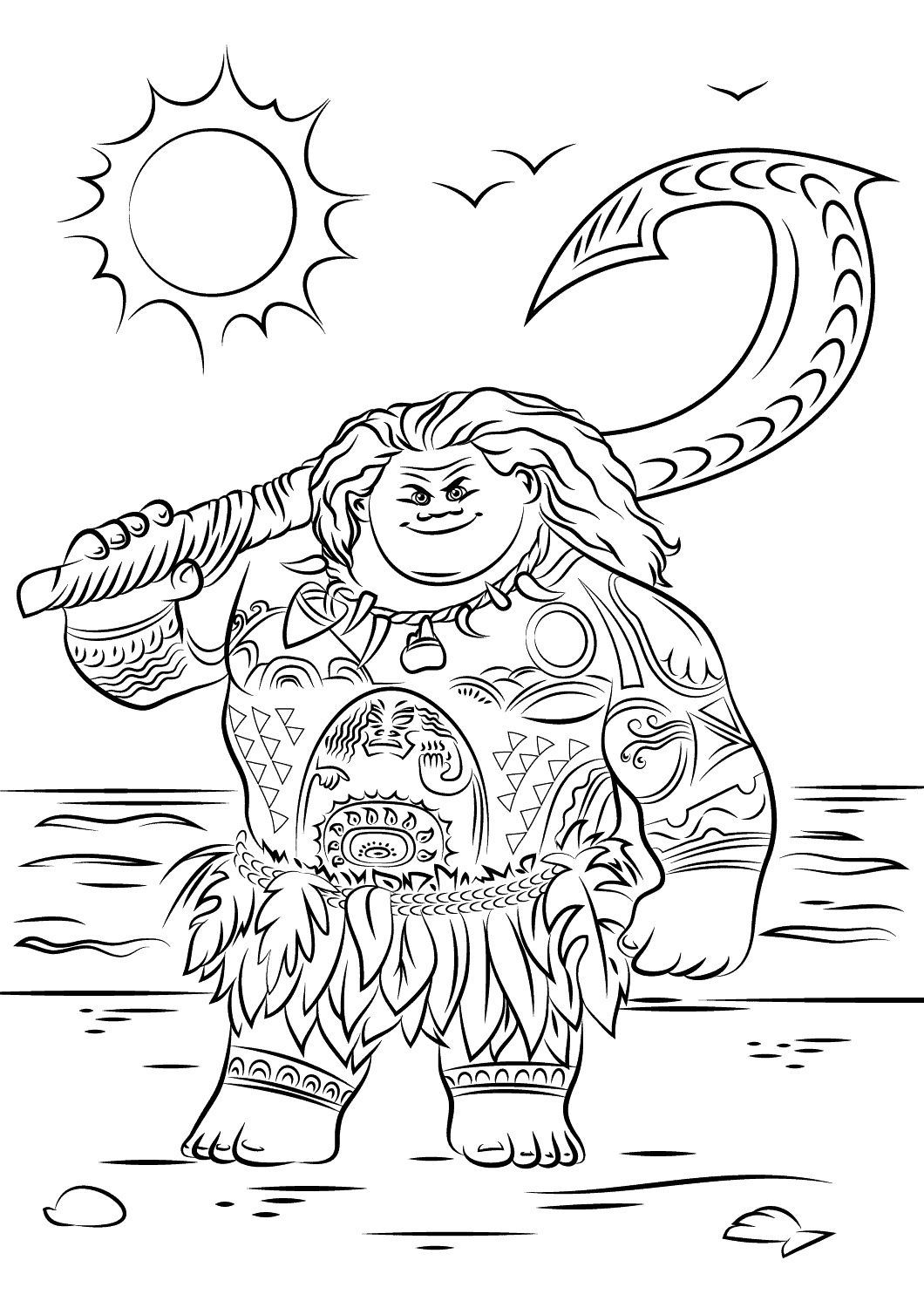 Moana Coloring Pages Free Printable 59