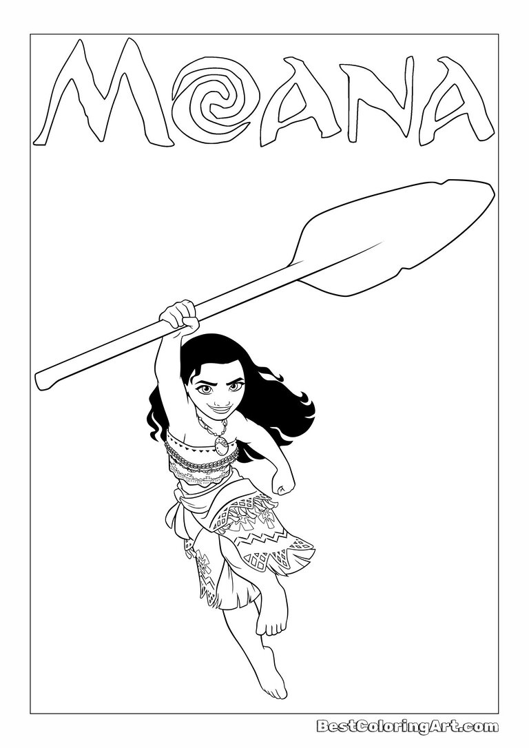 Moana Coloring Pages Free Printable 63