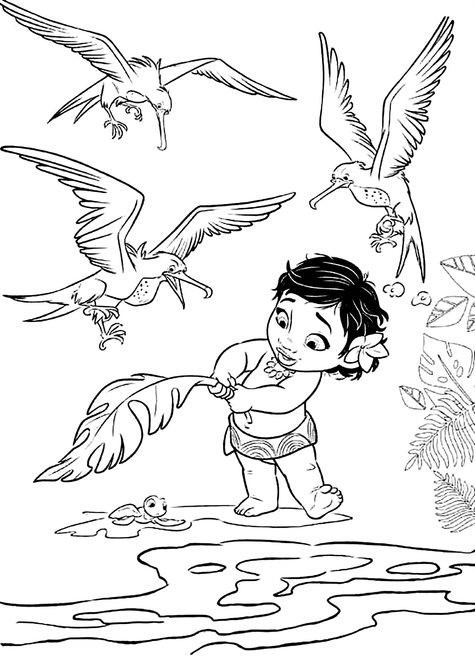 Moana Coloring Pages Free Printable 66