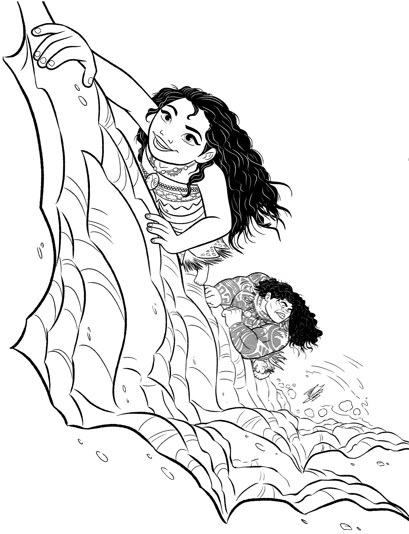 Moana Coloring Pages Free Printable 68