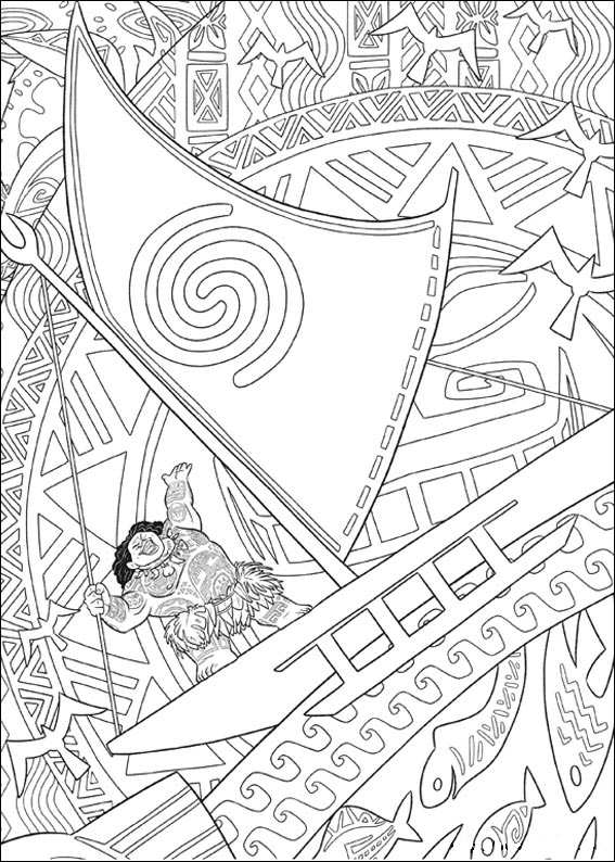 Moana Coloring Pages Free Printable 69