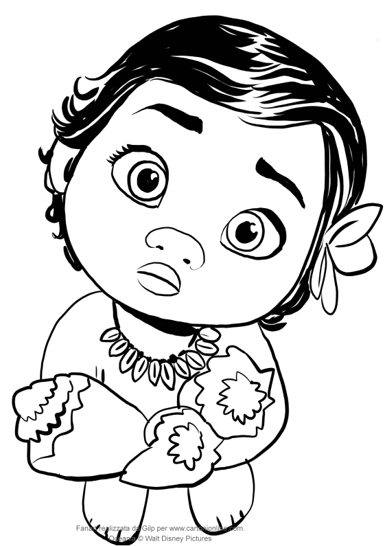 Moana Coloring Pages Free Printable 7