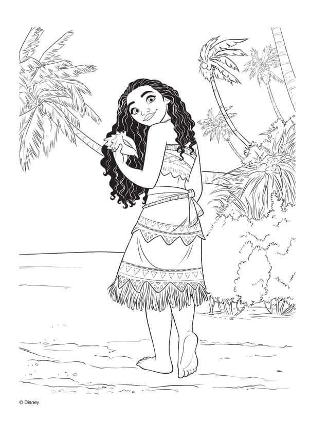 Moana Coloring Pages Free Printable 72