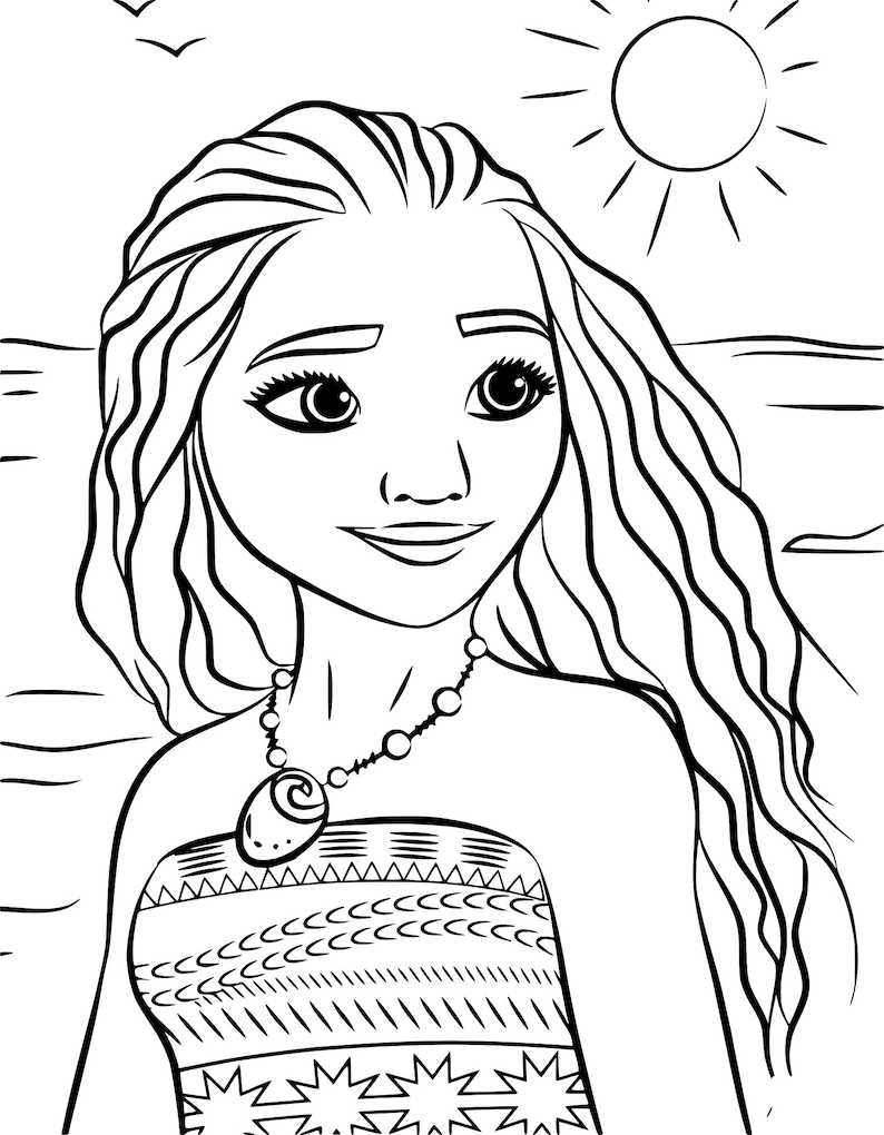 Moana Coloring Pages Free Printable 81