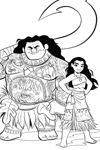 Moana Coloring Pages Free Printable 82