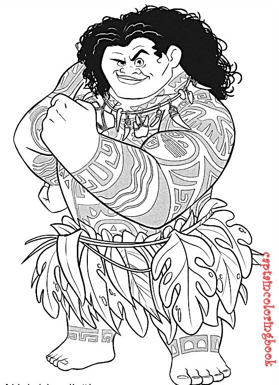 Moana Coloring Pages Free Printable 87