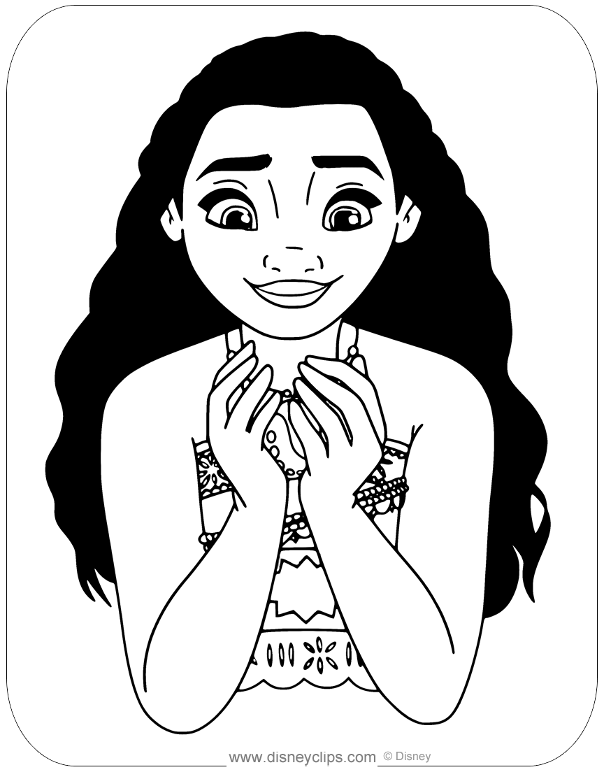 Moana Coloring Pages Free Printable 89