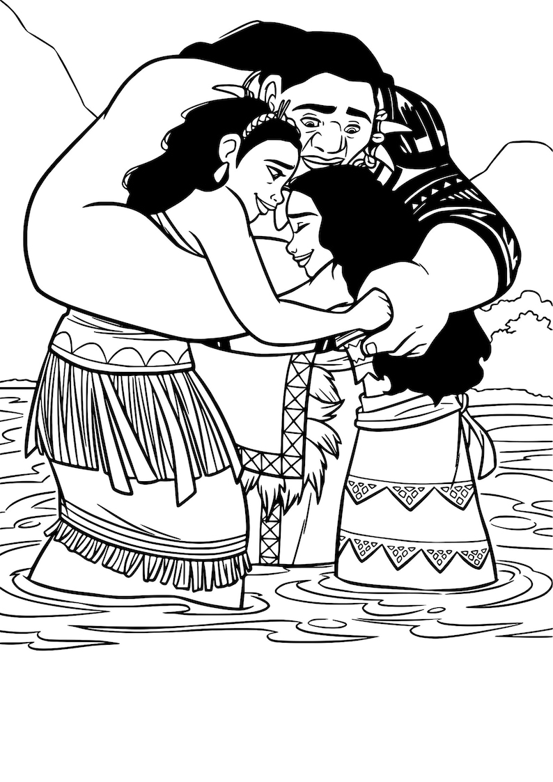 Moana Coloring Pages Free Printable 95