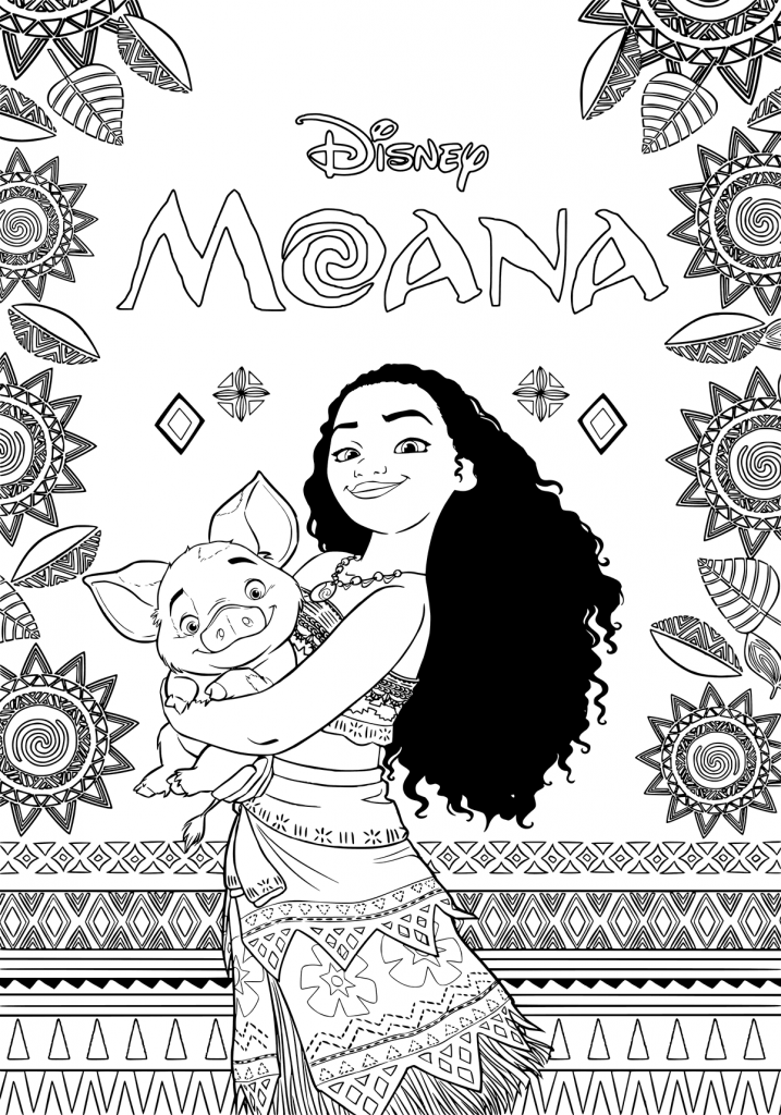 Moana Coloring Pages Free Printable 99