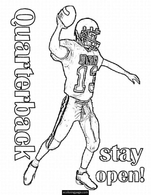 nfl coloring pages players