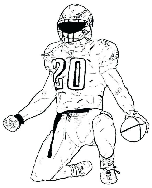 nfl coloring pages printable