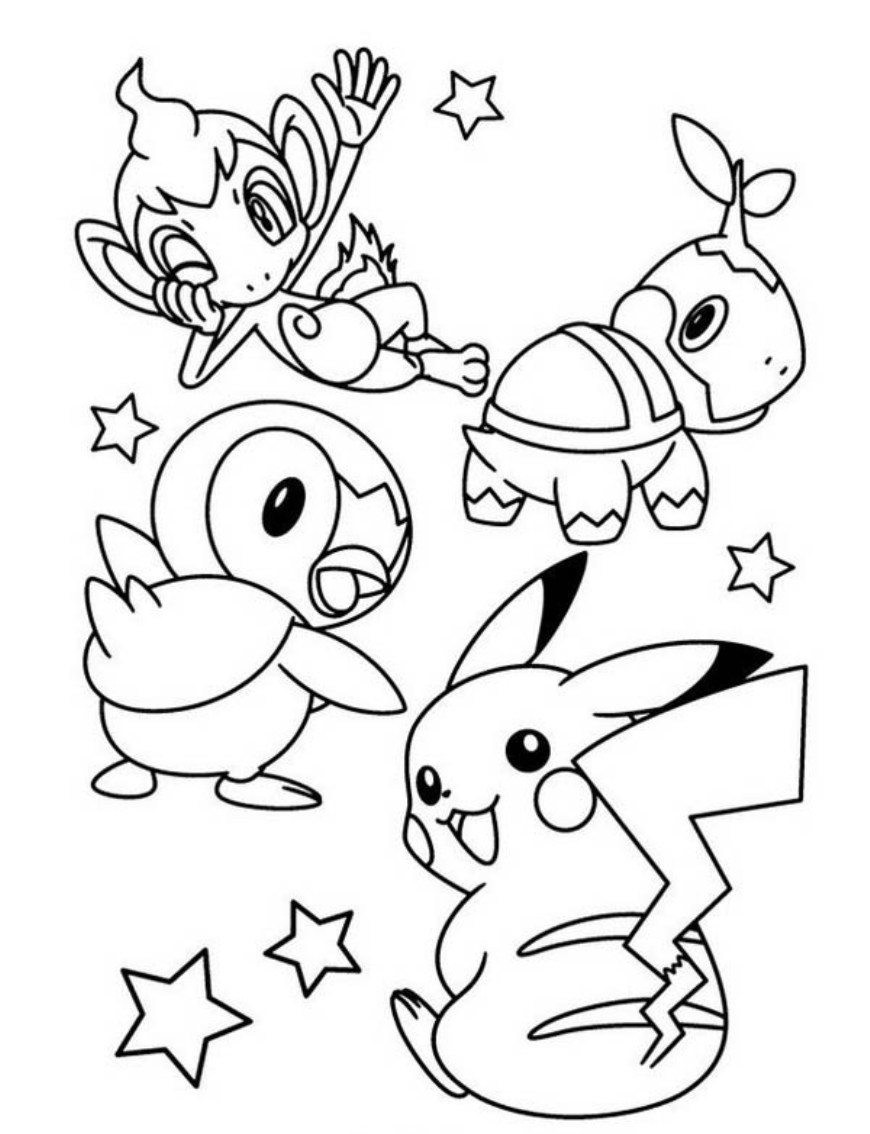 Pikachu Coloring Pages for Kids 105