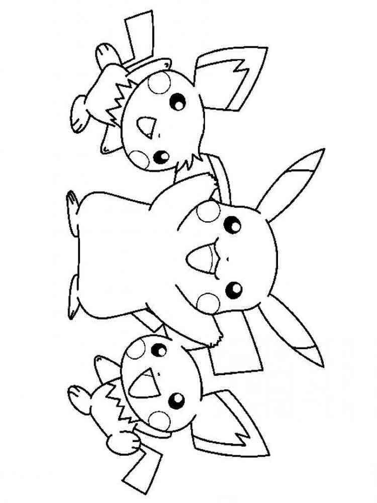 Pikachu Coloring Pages for Kids 106