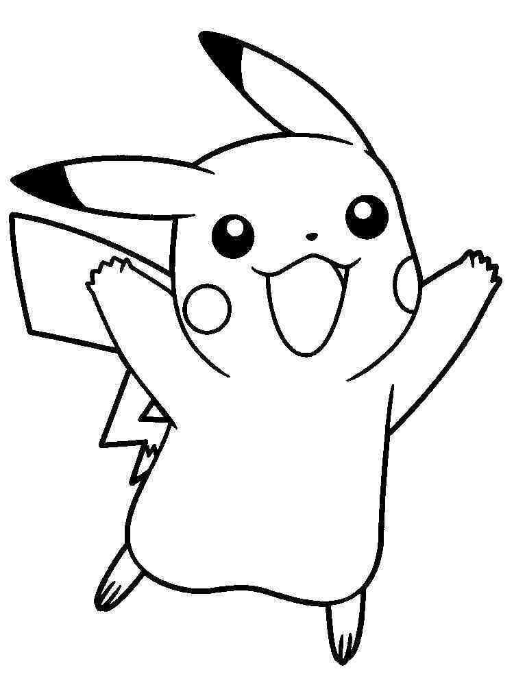 Pikachu Coloring Pages for Kids 11