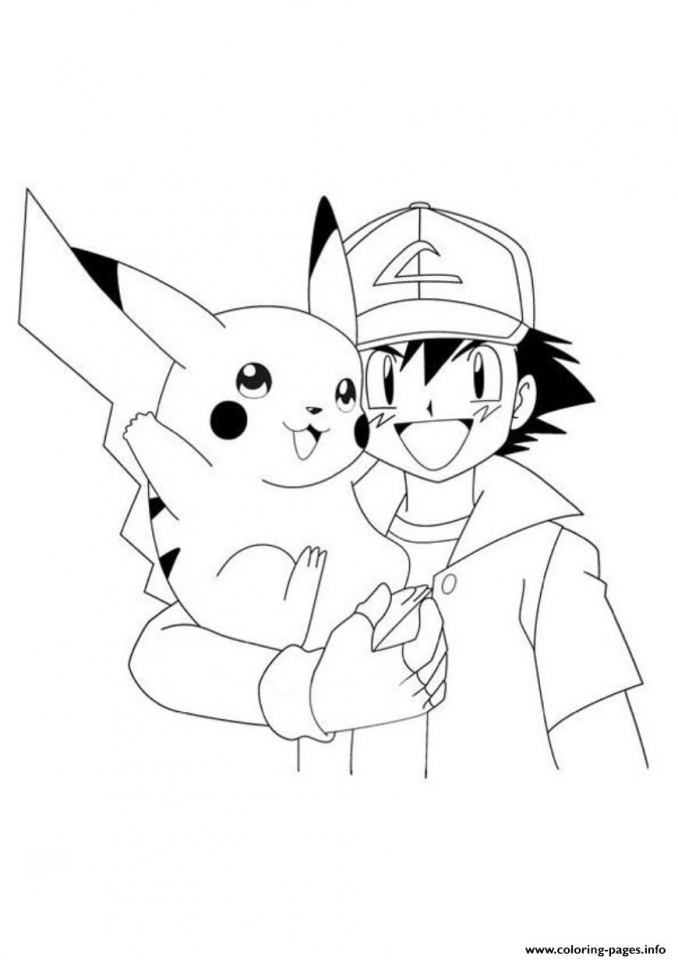 Pikachu Coloring Pages for Kids 111