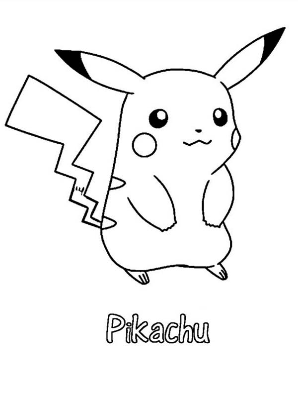 Pikachu Coloring Pages for Kids 17