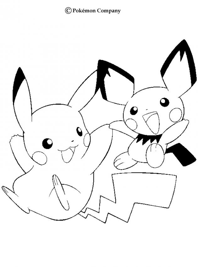 Pikachu Coloring Pages for Kids 19