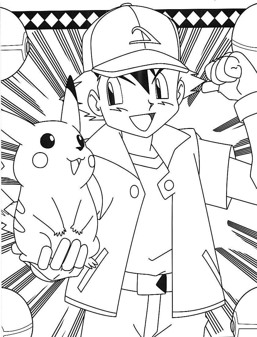 Pikachu Coloring Pages for Kids 27