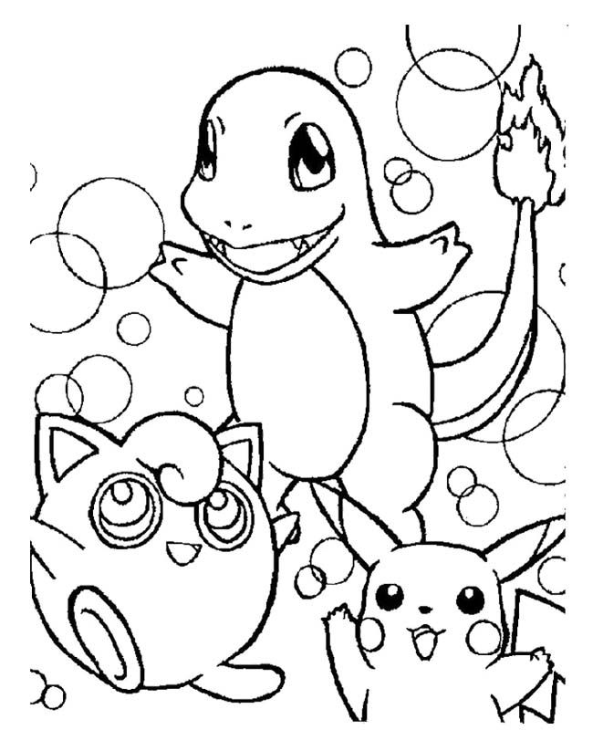 Pikachu Coloring Pages for Kids 33